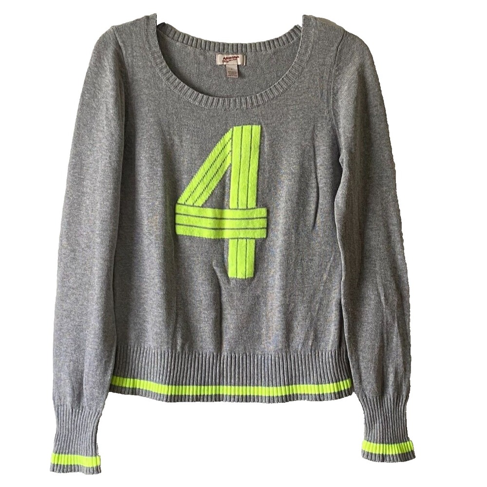 Arizona Jean Co Woman Knit Sweater L Scoop Neck  Sweatshirt y2k